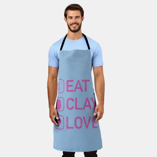 Eat Clay Love - Funny Women's Pottery Gift Schort (Gedragen)