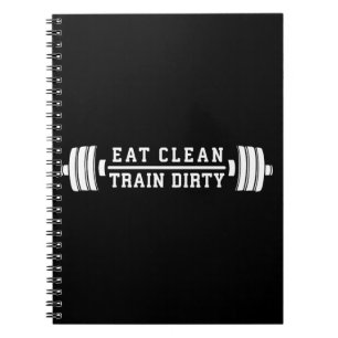 Eat Clean (EAT), Train Dirty (Train Dirty) - Inspi Notitieboek