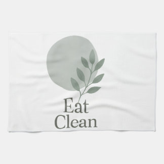 Eat Clean Minimalist Kitchen Towel Theedoek