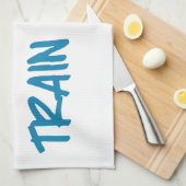 Eat Clean, Train Dirty Motivatie Workout Gym Theedoek (Quarter Fold)