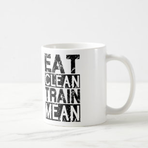 EAT CLEAN, TREIN MEAN - Motivatie uitwerken Koffiemok