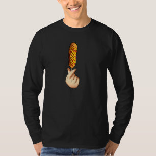 Eat Corn Dog Sause Funny Korean Corn Dog Foodie T-shirt