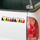 Eat Crayons Bumpersticker (Op Truck)
