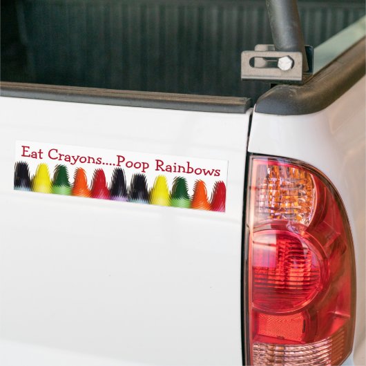 Eat Crayons Bumpersticker (Op Truck)