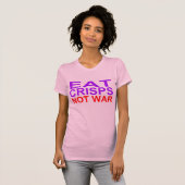 Eat Crises niet oorlog T-shirt (Voorkant volledig)