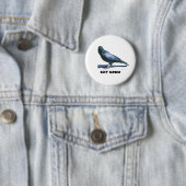 Eat Crow Ronde Button 5,7 Cm (In situ)