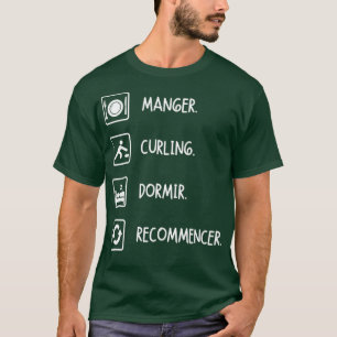 Eat Curling Slaapstart T-shirt