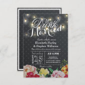 EAT de Drink en zijn het Gedwongen Licht Chic Flor Kaart (Voorkant / Achterkant)