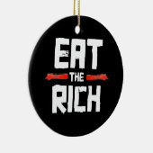 EAT DE RICH KERAMISCH ORNAMENT (Rechts)