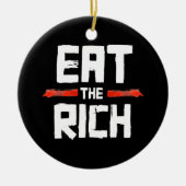 EAT DE RICH KERAMISCH ORNAMENT (Voorkant)