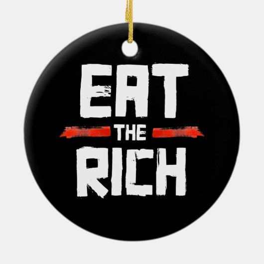 EAT DE RICH KERAMISCH ORNAMENT (Achterkant)