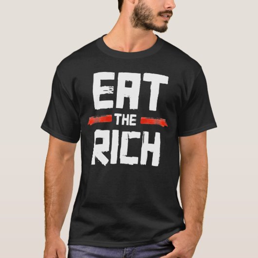 EAT DE RICH T-SHIRT (Voorkant)