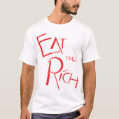 EAT DE RICH Unisex T-shirt (Voorkant)