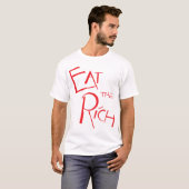 EAT DE RICH Unisex T-shirt (Voorkant volledig)