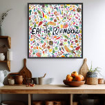 EAT DE waterverf "RAINBOW" voor kleurrijke vruchte Poster<br><div class="desc">EAT DE RAINBOW! Denk eraan om je gezonde vruchten en groenten te eten met deze waterverf magneet. Je kunt je eigen tekst altijd toevoegen. Laat me weten of je iets wilt dat aangepast is. Als je het koopt, bedankt! Ben zeker om een foto op Instagram van het in actie te...</div>