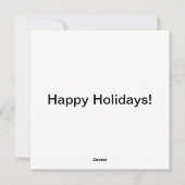 Eat Dink en wees vrolijk kerstbal Feestdagenkaart (Achterkant)