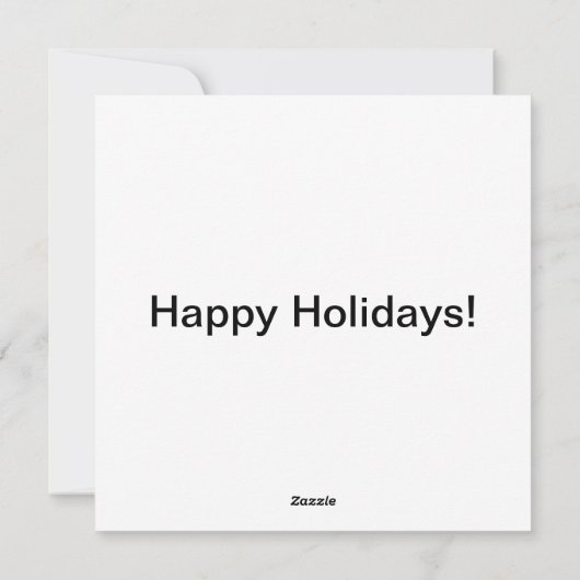 Eat Dink en wees vrolijk kerstbal Feestdagenkaart (Achterkant)