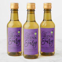 "Eat, Drink and be eng" Wijn Etiket