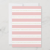 Eat Drink and Be Married Invitation, Faux Gold Kaart (Achterkant)