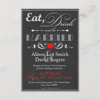 Eat, Drink and be Married Kaart