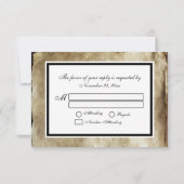 Eat Drink and be Married - papier RSVP Kaartje (Achterkant)