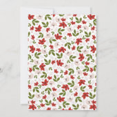 Eat Drink and Be Merry Holiday Party Invitation Kaart (Achterkant)