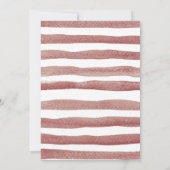 Eat Drink and be Merry Kerstparty Invitation Kaart (Achterkant)