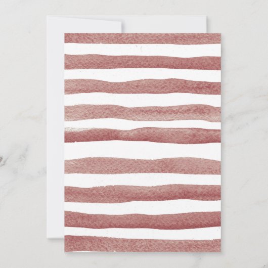 Eat Drink and be Merry Kerstparty Invitation Kaart (Achterkant)