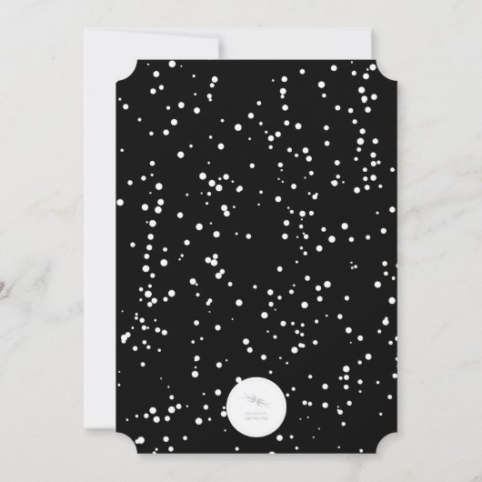 Eat Drink and be Merry Rustic Holiday Party nodigt Kaart (Achterkant)