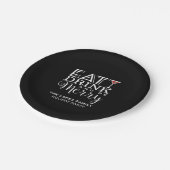 Eat Drink and be Merry, Vakantie Papieren Bordje (Gekanteld)