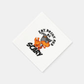 Eat Drink And Be Scared Funny Quote Servet (Hoek)
