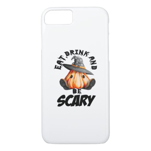 Eat Drink And Be Scared Retro Cool Case-Mate iPhone Case (Achterkant)