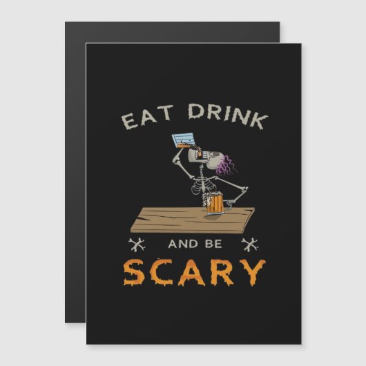 Eat Drink And Be Scary Aesthetic Graphic (Voorkant / Achterkant)