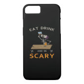Eat Drink And Be Scary Aesthetic Graphic Case-Mate iPhone Case (Achterkant)