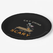 Eat Drink And Be Scary Aesthetic Graphic Papieren Bordje (Gekanteld)