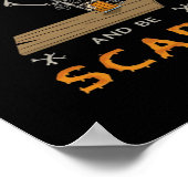 Eat Drink And Be Scary Aesthetic Graphic Poster (Hoek)