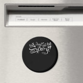 Eat Drink And Be Scary Aesthetic Graphic Trendy Magneet (Insitu (Vaatwasser))