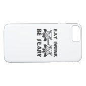 Eat Drink And Be Scary Aesthetic Unique Case-Mate iPhone Case (Achterkant (Horizontaal))