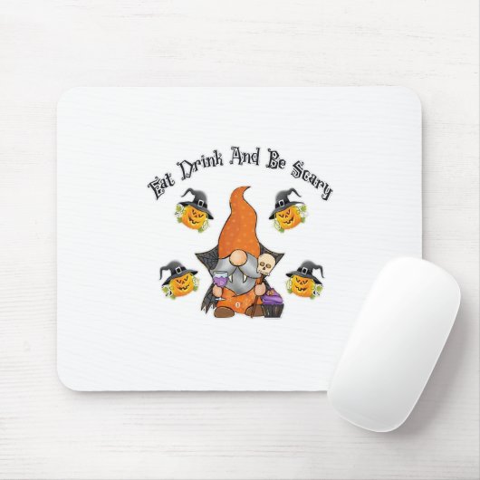 Eat Drink And Be Scary Basic Casual Muismat (Met muis)