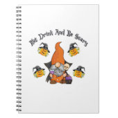 Eat Drink And Be Scary Basic Casual Notitieboek (Voorkant)