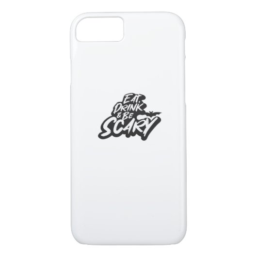 Eat Drink And Be Scary Basic Clean Case-Mate iPhone Case (Achterkant)