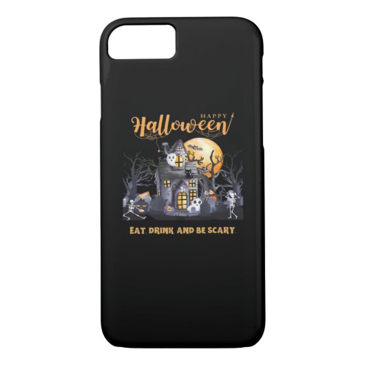 Eat Drink And Be Scary Classic Case-Mate iPhone Case (Achterkant)