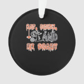 Eat Drink And Be Scary Classic Creative Casual Ornament (voorkant)