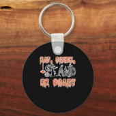 Eat Drink And Be Scary Classic Creative Casual Sleutelhanger (Voorkant)