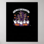 Eat Drink And Be Scary Classic Funny Retro Poster (Voorkant)