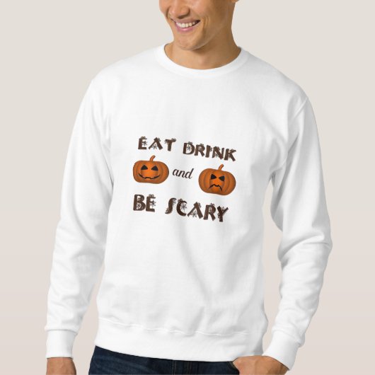 Eat Drink And Be Scary Classic Graphic Trui (Voorkant)