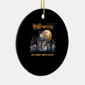 Eat Drink And Be Scary Classic Keramisch Ornament (Rechts)