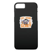 Eat Drink And Be Scary Classic Retro Cool Case-Mate iPhone Case (Achterkant)