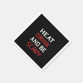 Eat Drink And Be Scary Creative Casual Servet (Hoek)