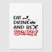 Eat Drink And Be Scary Design Retro Classic (Voorkant)